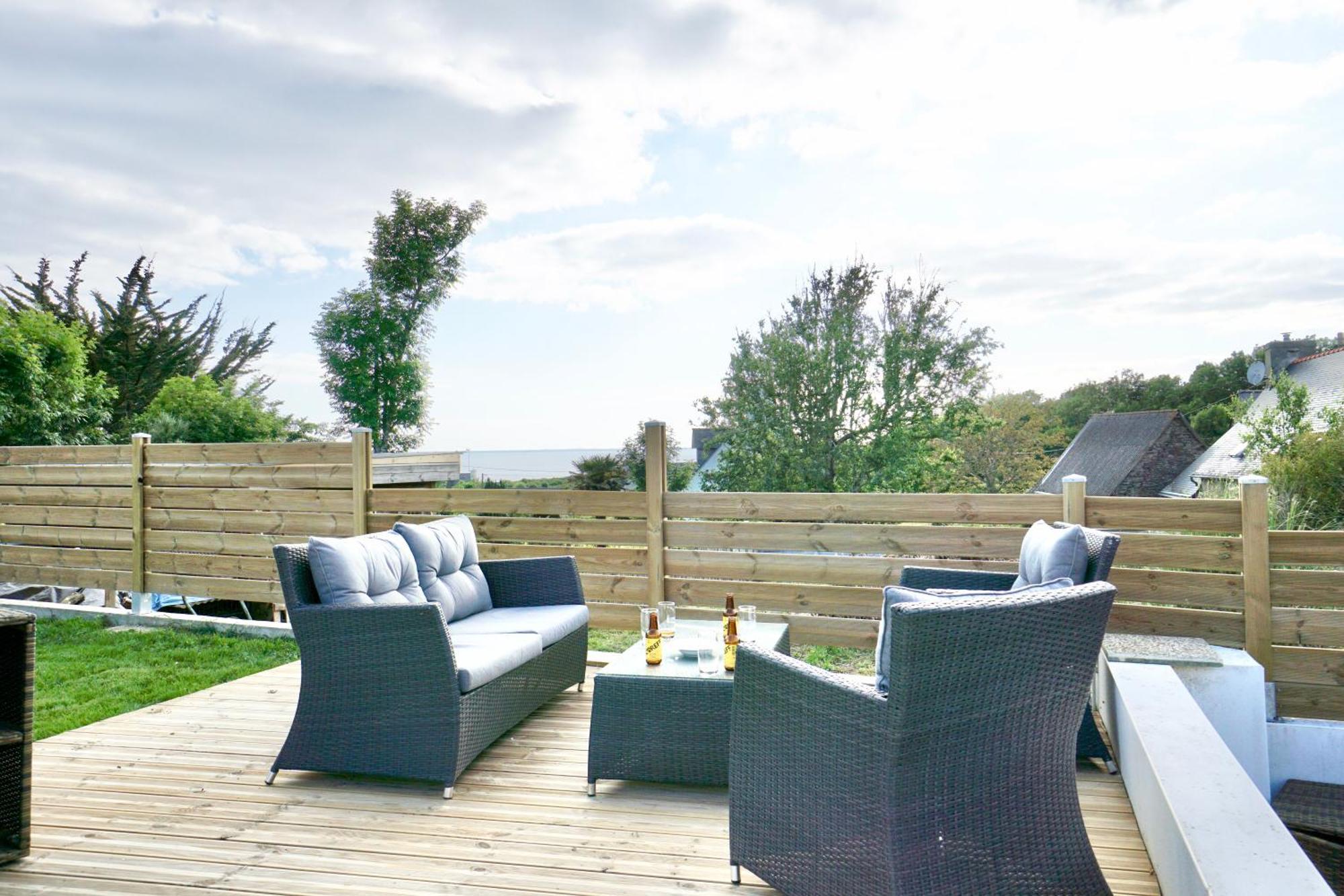 Villa Sophie - 500M De La Mer - Jacuzzi Moëlan-sur-Mer エクステリア 写真